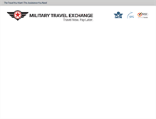 Tablet Screenshot of militarytravelexchange.com